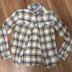 George Checkered Shirt in Brown and Navy